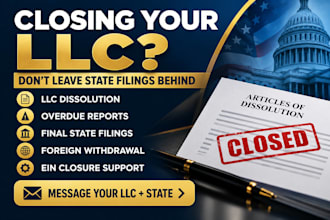 dissolve your llc and clear overdue state filings before business closure