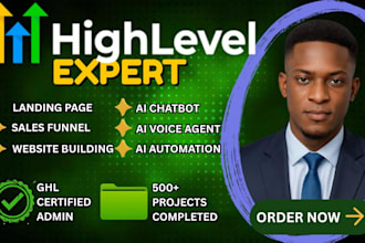 gohighlevel landing page go highlevel sales funnel go high level website expert