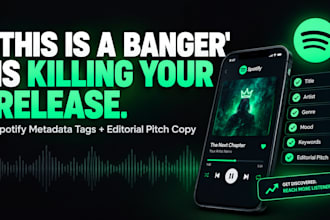 map your spotify metadata tags and write your editorial pitch