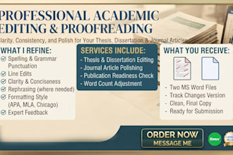 expertly proofread and edit your thesis and dissertation