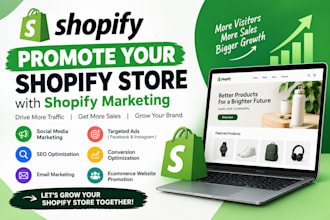 promote shopify store with shopify marketing, ecommerce website promotion