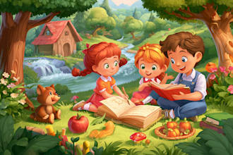 children book illustration and children book illustration