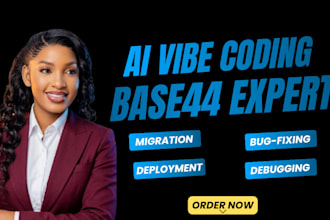 base44 expert base44 bugfixing base44 app development