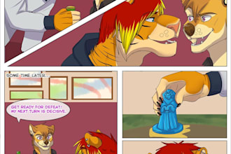 draw nsfw furry comic, erotic furry comic, anime manga furry comic, horror comic