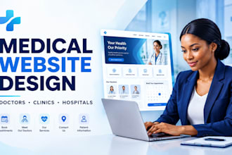 design a medical healthcare doctor hospital website