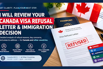 review your canada visa refusal letter and immigration decision