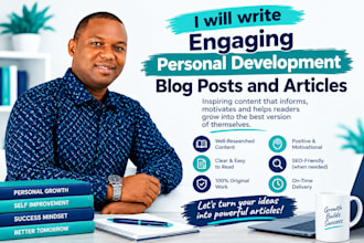 write engaging personal development blog posts and articles