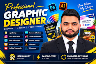 create professional graphic design, social media posts, flyers and banne