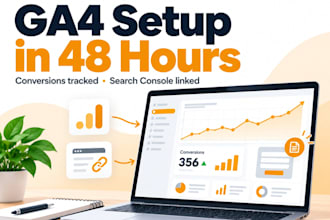 set up ga4 and google tag manager with your conversions tracked