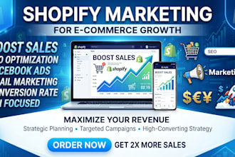 shopify marketing ecommerce marketing boost shopify sales esty promotion SEO