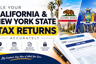 file your california and new york state tax returns accurately
