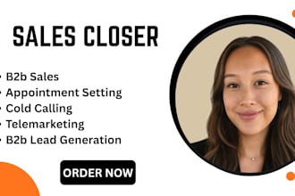 be saas sales closer cold calling appointment setter website agency online sales