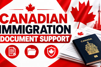review canadian immigration document support evidence and application paper