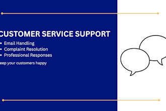 handle your customer service emails and complaints