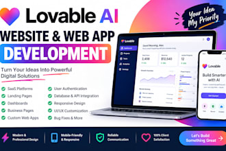 lovable ai website development and web app creation