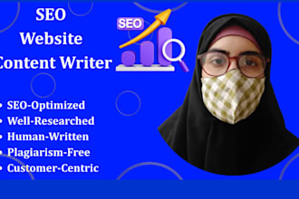 be your SEO website content writer for website copywriting