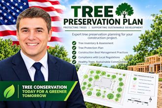 draft a professional tree preservation plan for your construction project