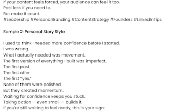 ghostwrite professional linkedin posts and content