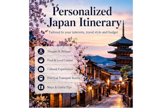 plan your personalized japan itinerary with local and cultural insights