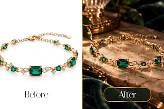 create luxury ai jewelry editorial and campaign images