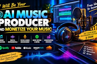 be your ai music producer and monetize your music for you