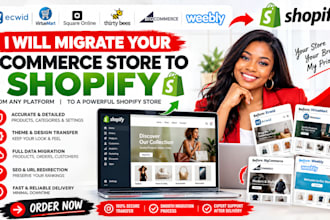 migrate ecwid virtuemart square online thirty bees big cartel weebly to shopify