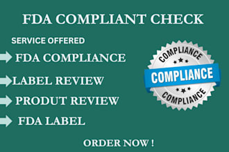 fda registration, fda label review, US agent import compliance