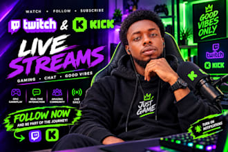 promote your twitch and kick channel to targeted viewers