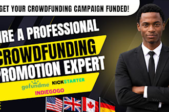 do gofundme kickstarter indiegogo  promotion campaign to active backer and donor
