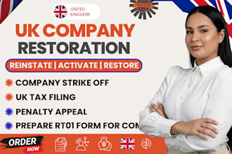 reinstate reactivate and restore uk limited company rt01 with company house cs01