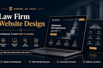 build law firm website lawyer attorney website, seo wordpress website for firms