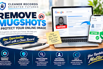 help with lawful mugshot removal and online reputation management