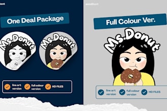 design a cute and adorable logo for small bussiness