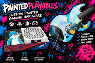 hand paint your gaming console