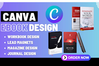 design editable canva workbooks, course layouts, and fillable pdfs