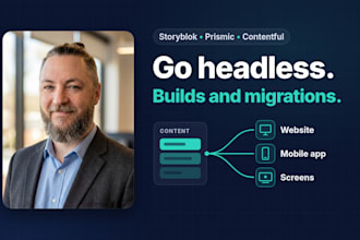 build or migrate your website to a headless cms