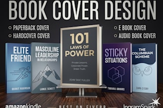 design a modern book cover that attracts readers