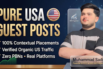 do niche digital PR and guest post outreach on USA blogs