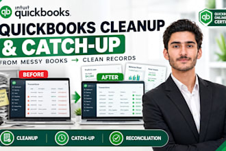 clean up and catch up your quickbooks online bookkeeping