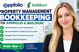 do property management bookkeeping for appfolio and buildium