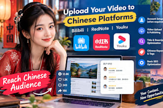 upload your video to bilibili rednote and youku for chinese audiences