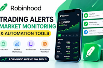 set up trading alerts, market monitoring and notification workflows, etoro bot
