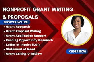 do nonprofit grant writing grant research and proposals