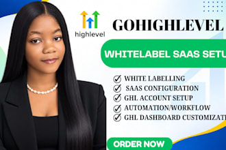 setup gohighlevel white label saas mode dashboard, ghl CRM automtion expert