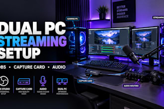 setup and optimize dual PC streaming with obs and capture card