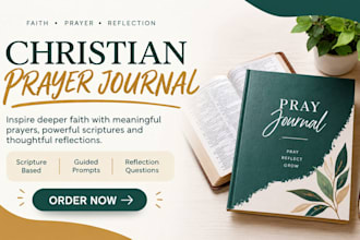 write a christian prayer journal with scripture, prompts and reflections