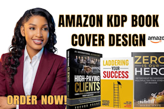 do book cover design kindle cover design paperback cover design KDP book cover