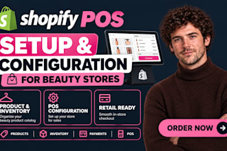 set up and configure shopify pos for your beauty store