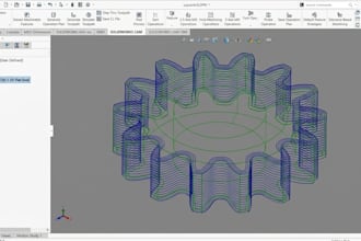 do cnc programming, 2d 3d milling, and gcode in solidcam