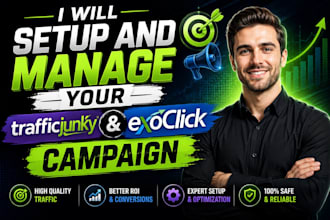 manage traffic junky and exoclick ads with professional banners